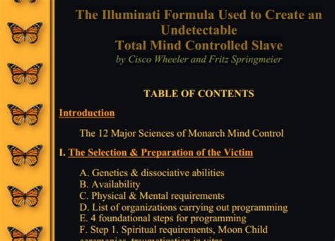 Monarch Mind Programming 的图像结果