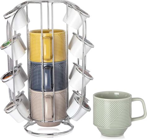 Amazon.com: stackable coffee mugs with rack