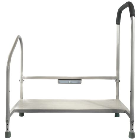 step2health Bed Rails For Elderly with Adjustable Height Bed Step White ...