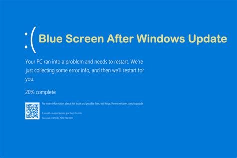 Image result for Blue Screen Update Error