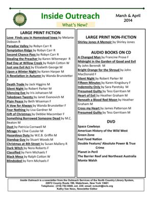 Library Outreach Services Request Form - Blank Fillable Template | Fill ...