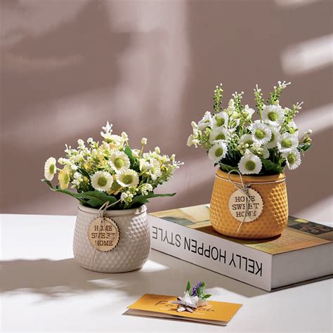 Textured Flower Pot Online - Premium Artificial Plant | Nestasia