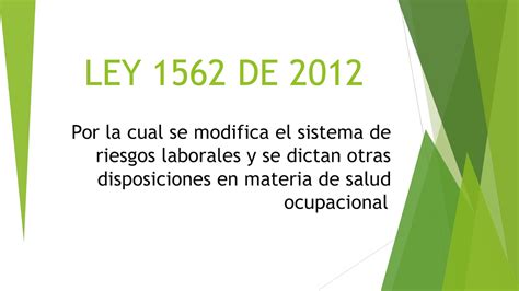 Calaméo - Ley 1562 De 2012