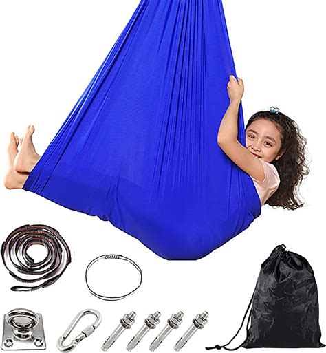 Buy Joyousness Sensory Swing for Kids with Rotatable Swivel Hanger ...