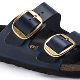 BIRKENSTOCK Arizona Big Buckle Oiled Leather Sandal - Blue