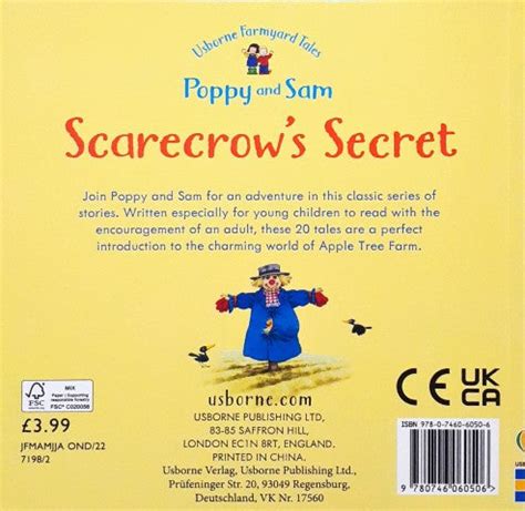 Usborne Farmyard Tales 7 Poppy and Sam Scarecrow's Secret – Books and You