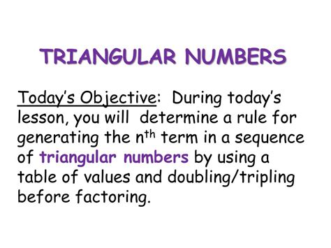 The Fourth Triangular Number 的图像结果