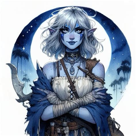 air genasi Druid circle of the moon | Dungeons and dragons characters ...