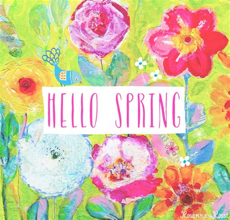 Image result for Hello Spring Colorful