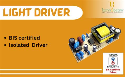 TECHNOBEAM 12W driver, BIS certified Isolated driver 36V-300 mA with ...