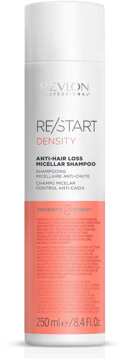 Revlon Professional Restart Density Anti-Hair Loss Micellar Shampoo 250 ...
