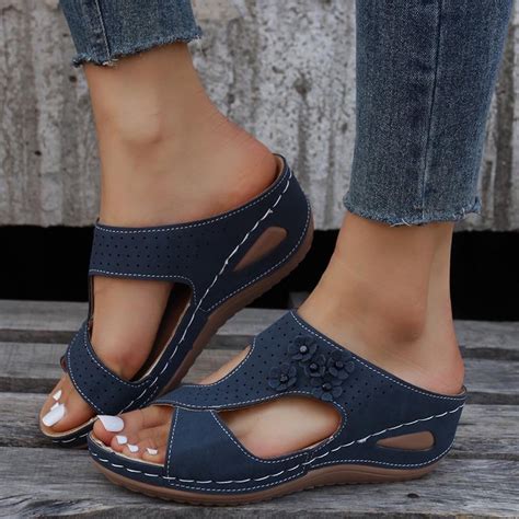 Borniu Orthopedic Sandals Clearance Sale, Arch Support Comfortable ...