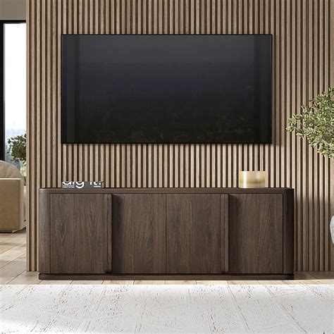 Hailey Home Vance Modern/Contemporary Alder Brown 68-in W TV stand ...