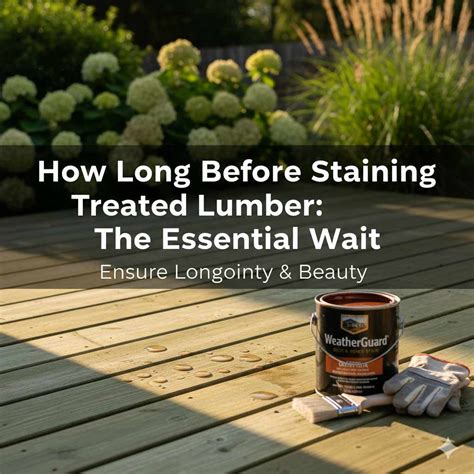 How Long Before Staining Treated Lumber: Proven Essential