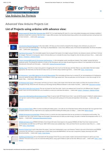 Image result for Advanced Arduino Projects