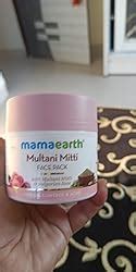 Mamaearth Multani Mitti Face Pack with Multani Mitti and Bulgarian Rose ...
