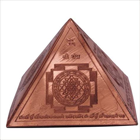 Buy Rudrapuja Metal Pyramid (3.5 Inch X 3 Inch, Brown) Online at Low ...