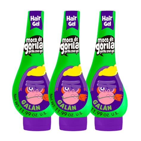 Moco de Gorila Galan Hair Styling Gel, Reactivatable with water, Long ...