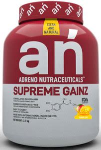 ADRENO NUTRACEUTICALS SUPREME GAINZ for Muscle Growth | 35g Protein | 2 ...