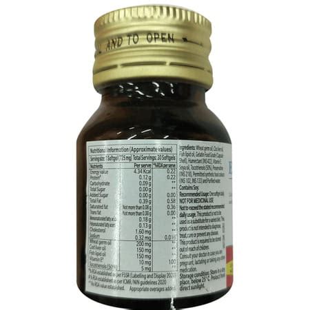 Buy ECOD OMEGA BOTTLE OF 30 CAPSULES Online & Get Upto 60% OFF at PharmEasy