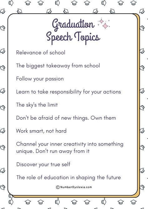 Image result for Examples of Topic Graduation