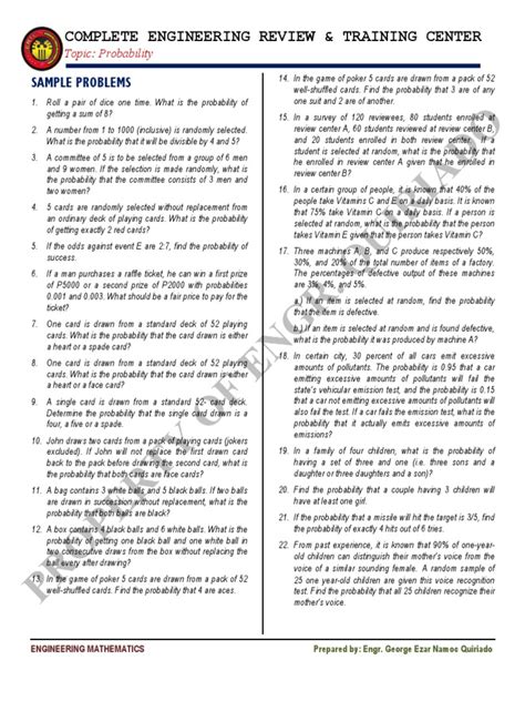 Image result for Sample Probability Problems