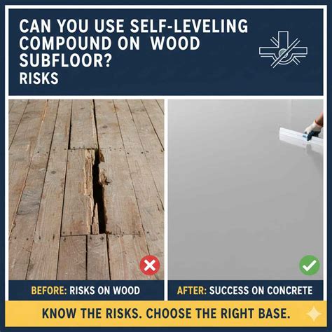 Can You Use Self Leveling Compound On Wood Subfloor Risks