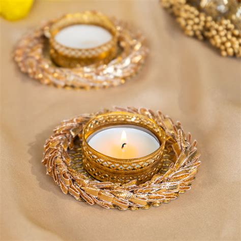 Buy Diwali Candle and Diyas, Diwali T Light Candle Holder Online in ...
