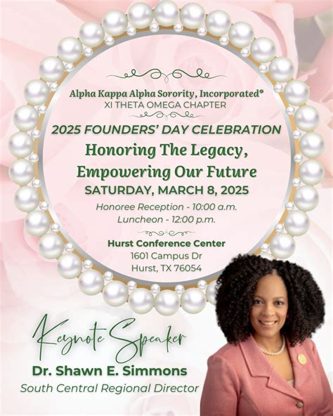 2025 Alpha Kappa Alpha Sorority, Inc.®, Xi Theta Omega Founders' Day ...