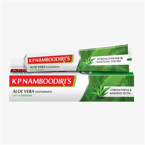 Aloe Vera Toothpaste (100gm) | K P Namboodiri's