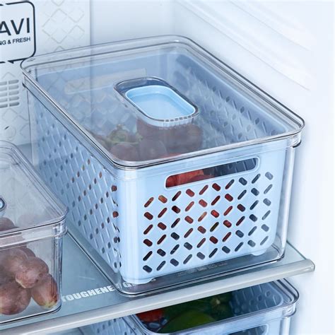 Buy Orion Elfin PET Fridge Storage Organiser with Lid from Home Centre ...