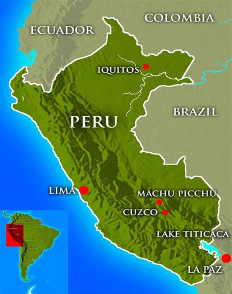 Capital of peru map - Map of capital of peru (Peru)