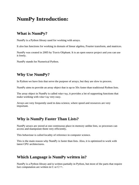 Image result for Introduction to Numpy