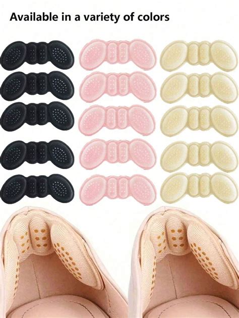 10 Pairs Heel Stickers For Women's High Heels, Anti-Slip Heel Stickers ...