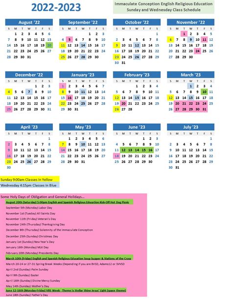 Bvsd 2022-23 Calendar - Printable Word Searches