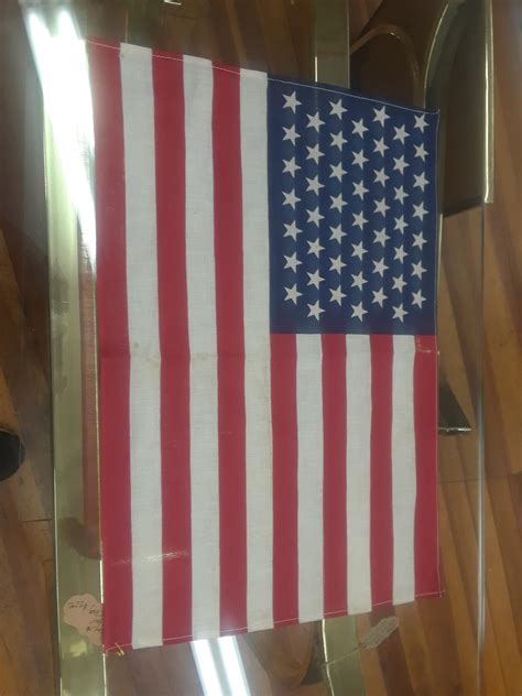 49 star flag I got at an antique store : vexillology