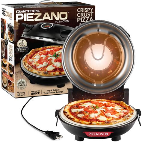 Piezano Pizza Oven by Granitestone – Electric Pizza Oven, Indoor ...