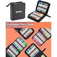 100 Colours Art Markers Ohuhu Dual Tips Coloring Brush Fineliner Color ...