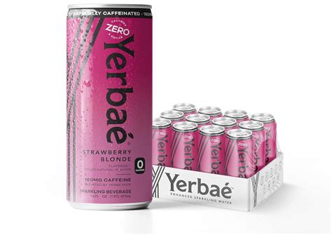 Amazon.com : Yerbae Energy Drink - Strawberry Blonde, 0 Sugar, 0 ...