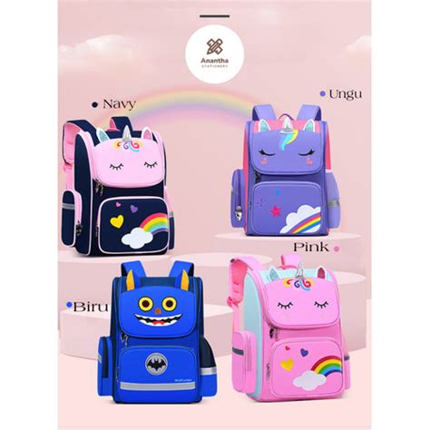 Promo Tas Anak Sekolah Ransel Sekolah Anak TK SD Perempuan Laki Tas ...