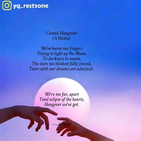 Cosmic Hangover (A Haiku)... | Quotes & Writings by Martian Mirth ...