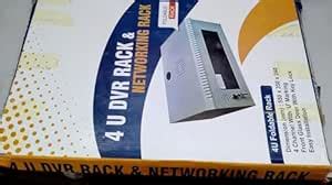 4U DVR Rack & Networking Rack, 55x35x24 cm, Front Glass Door with Key ...