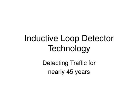 Image result for Inductive Loop Testing
