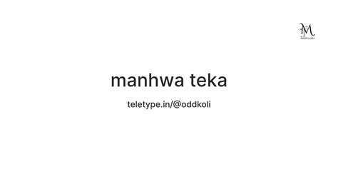 manhwa teka — Teletype
