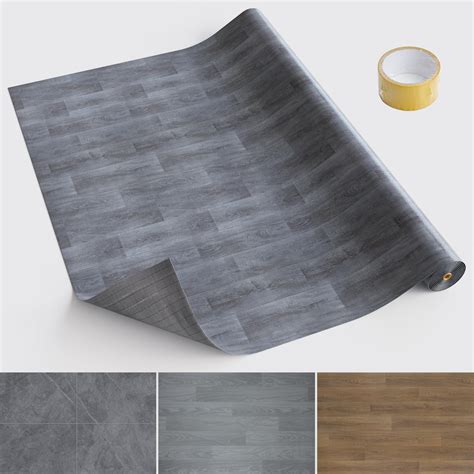 Homease Vinyl Flooring Roll, Versatile PET Leather-Like Floor Covering ...