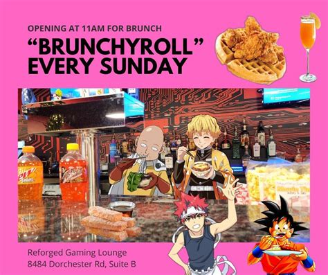 Brunchyroll - Brunch & Anime, 8484 DORCHESTER RD, Unit B, North ...