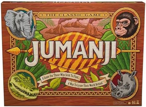 Spin Master Games Jumanji The Game Classic Adventure Family Board Game