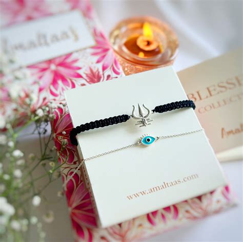 COUPLE- Mahadev & Third Eye (Enamel) 92.5 Silver Bracelets – Amaltaas