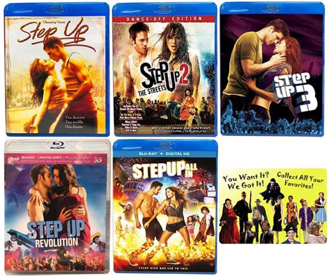 Buy Step Up: Complete Channing Tatum Dance Movie Series 1-5 Blu-ray ...