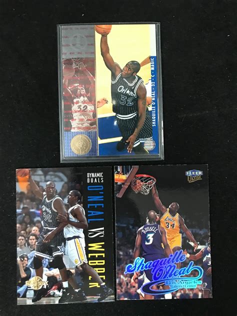 SHAQUILLE ONEAL ROOKIE CARD LOT